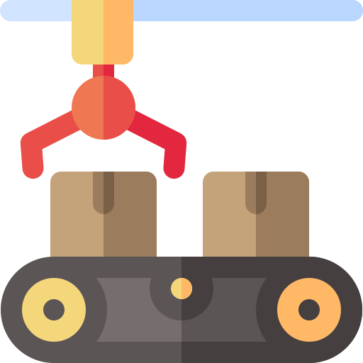 Conveyor belt Basic Rounded Flat icon