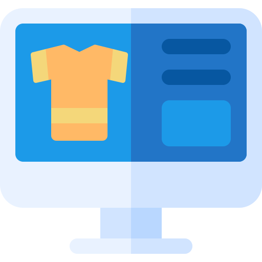 Online store Basic Rounded Flat icon