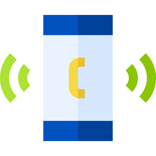Telephone call Basic Straight Flat icon