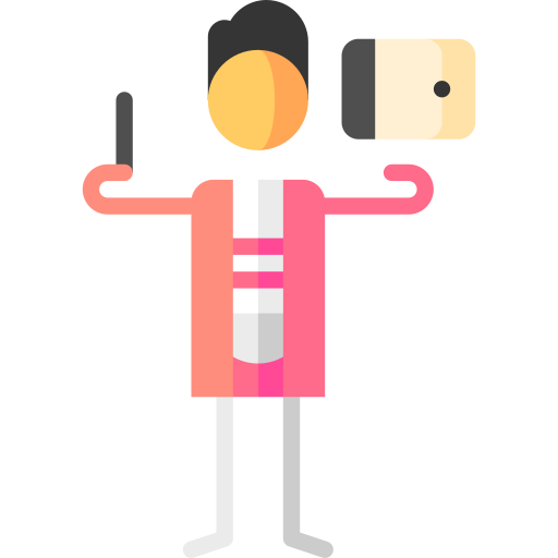 Online learning Puppet Characters Flat icon
