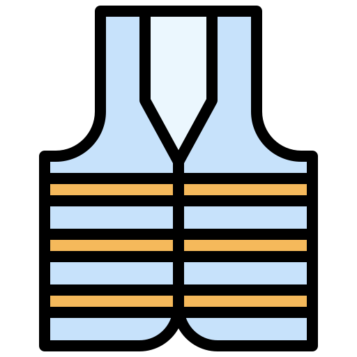 chaleco protector Surang Lineal Color icono