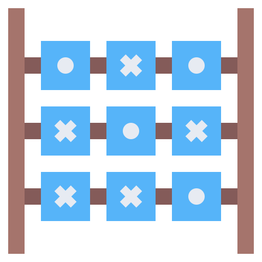 kółko i krzyżyk Surang Flat ikona