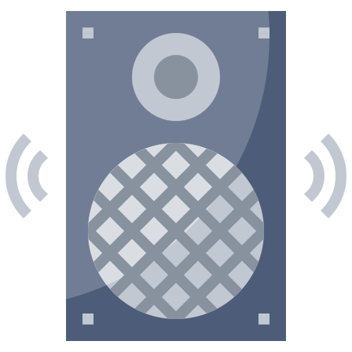 Loudspeaker Surang Flat icon