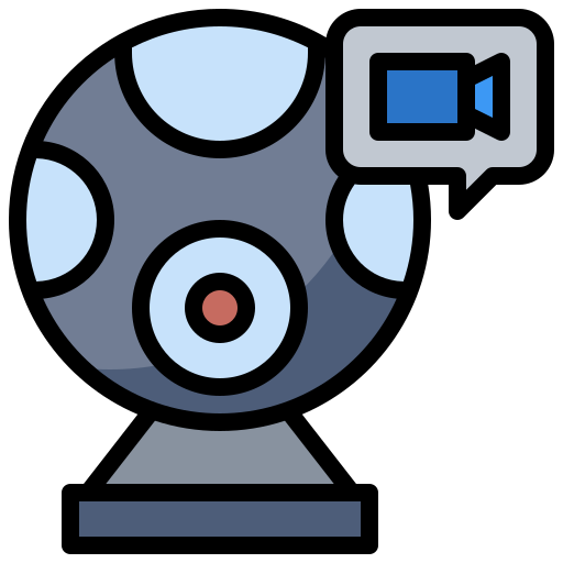 webcam Surang Lineal Color icon