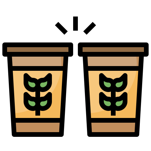 Cups Surang Lineal Color icon
