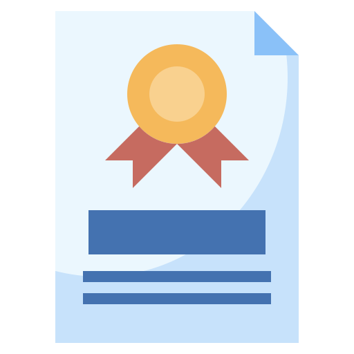 certificado Surang Flat icono