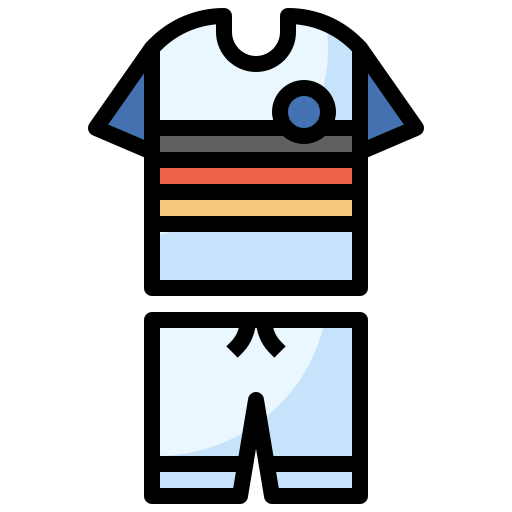 uniforme de futebol Surang Lineal Color Ícone