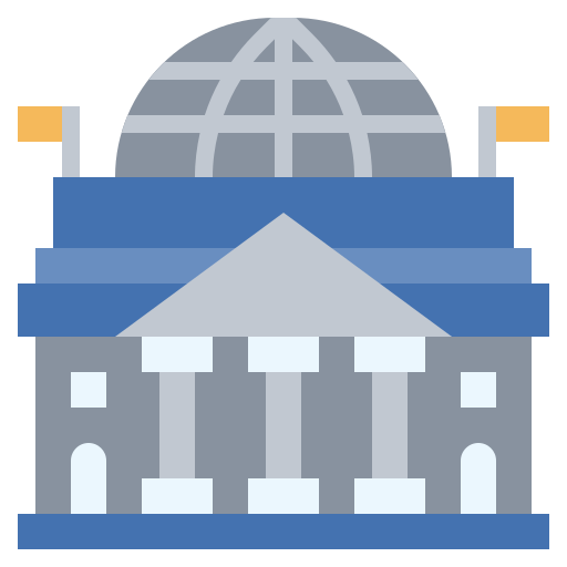 bundestag Surang Flat icon