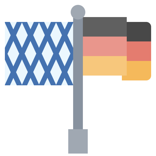 German flag Surang Flat icon