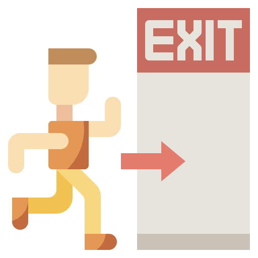 Exit Surang Flat icon