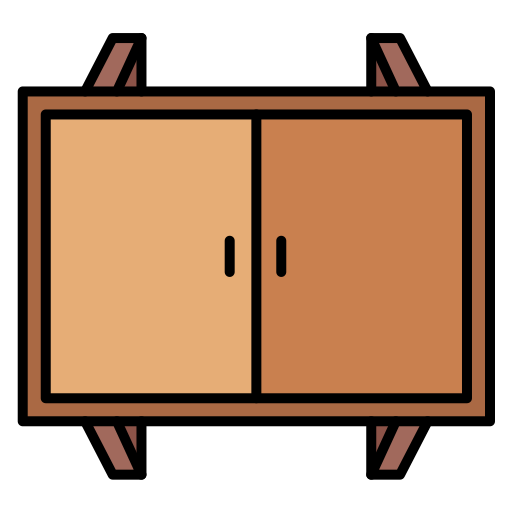 Sideboard Generic Outline Color icon