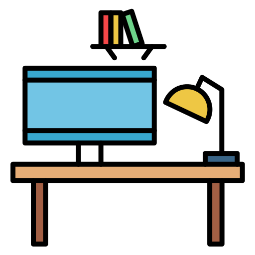 オフィステーブル Generic Outline Color icon