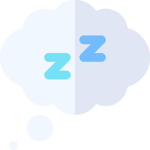 Sleeping Basic Rounded Flat icon