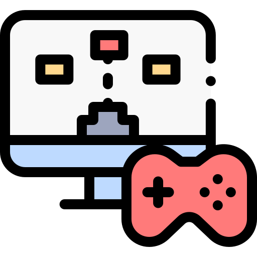 juegos de vídeo Detailed Rounded Lineal color icono