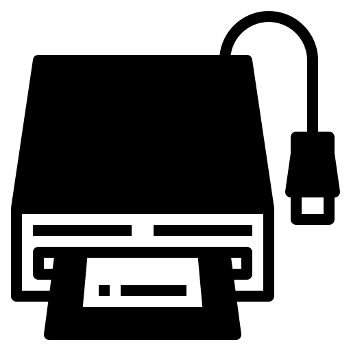 lettore di schede Generic Glyph icona