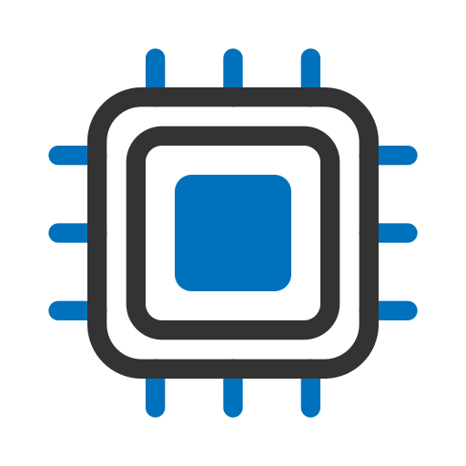 Processor Generic Blue icon