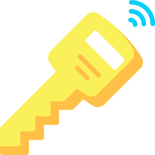 Smart key Special Flat icon