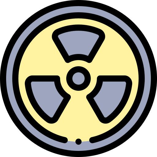 Nuclear Detailed Rounded Lineal color icon