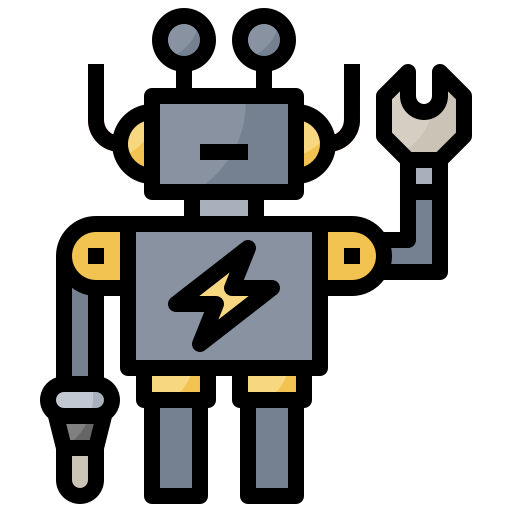 robot Surang Lineal Color ikona