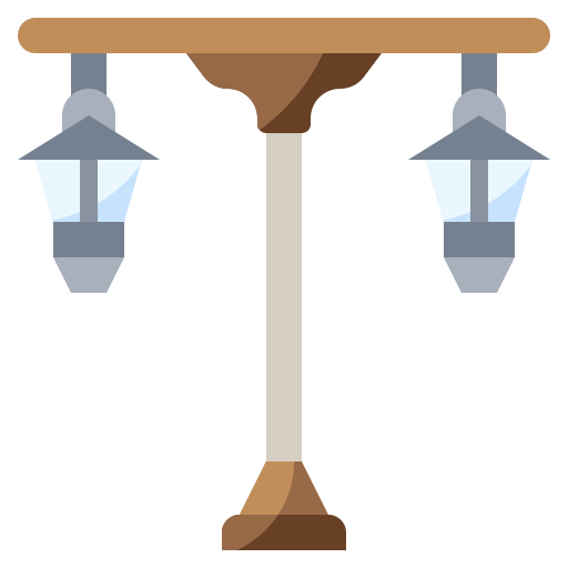 straßenlampe Surang Flat icon