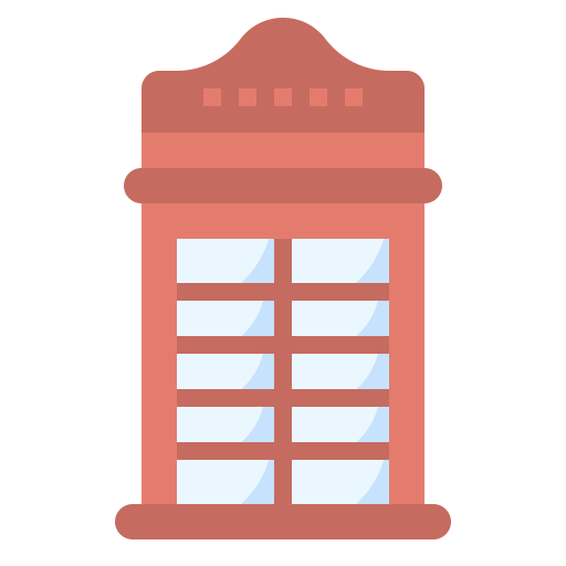 Telephone box Surang Flat icon