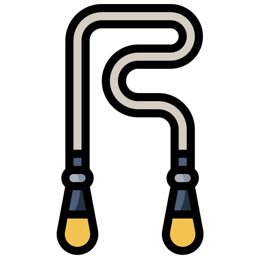 pular corda Surang Lineal Color Ícone