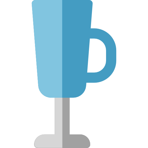 tasse à café Basic Rounded Flat Icône