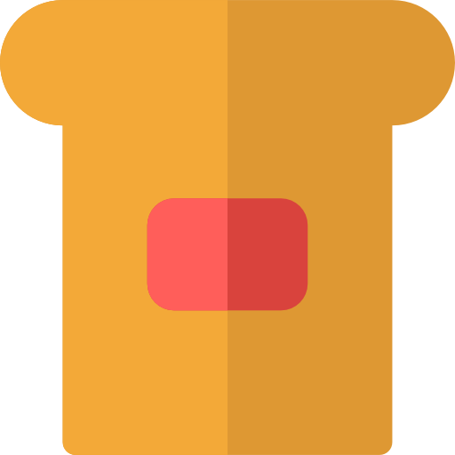 Тост Basic Rounded Flat иконка