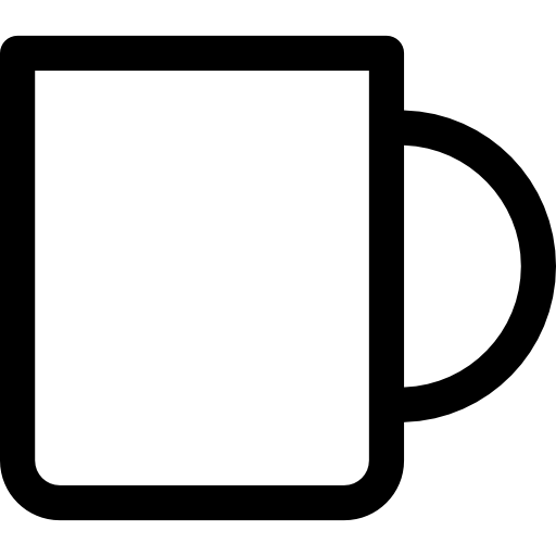 Mug Basic Rounded Lineal icon