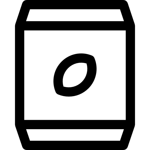 torebka herbaty Basic Rounded Lineal ikona