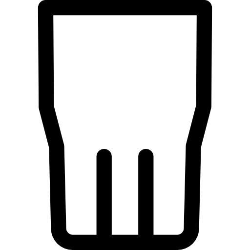 szklanka wody Basic Rounded Lineal ikona