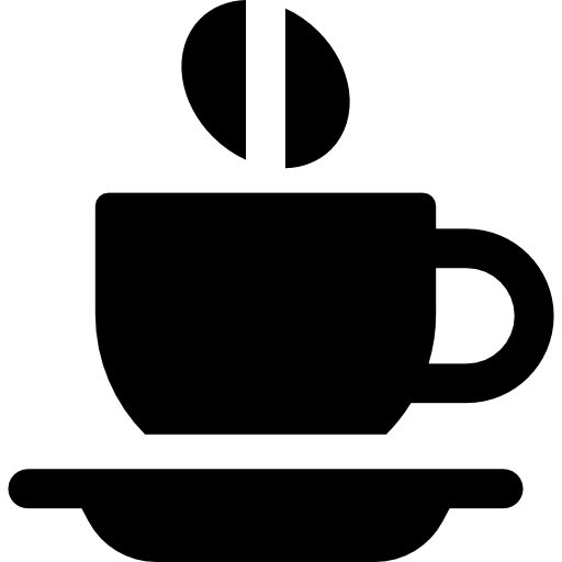 tazza di caffè Basic Rounded Filled icona