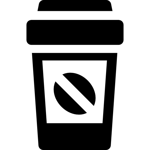 コーヒーカップ Basic Rounded Filled icon