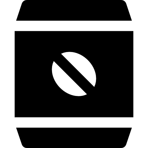 Coffee bag Basic Rounded Filled icon