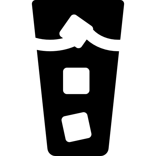 아이스 커피 Basic Rounded Filled icon