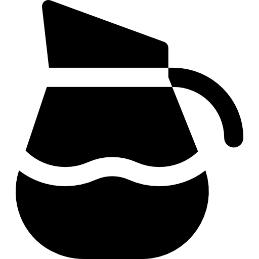 pote de café Basic Rounded Filled Ícone