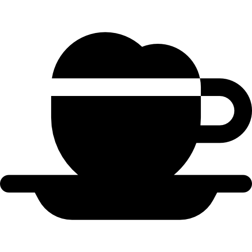 Кофейная чашка Basic Rounded Filled иконка