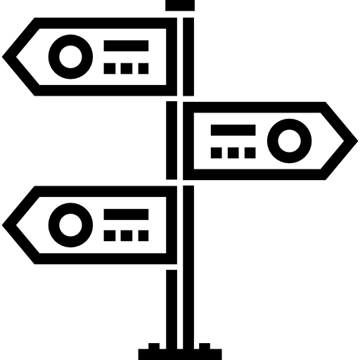 Signpost Detailed Straight Lineal icon