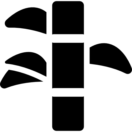 竹 Basic Rounded Filled icon