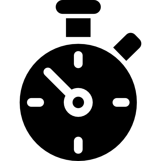 chronometer Basic Rounded Filled icoon