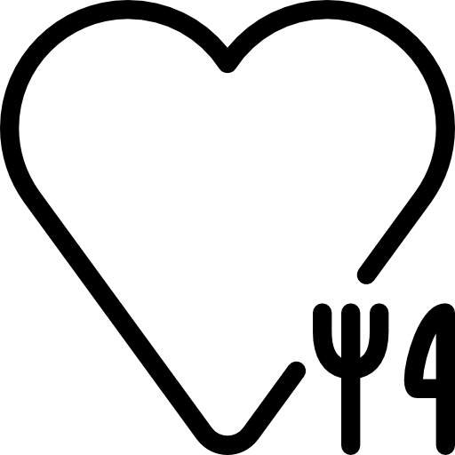 corazón Pixel Perfect Lineal icono