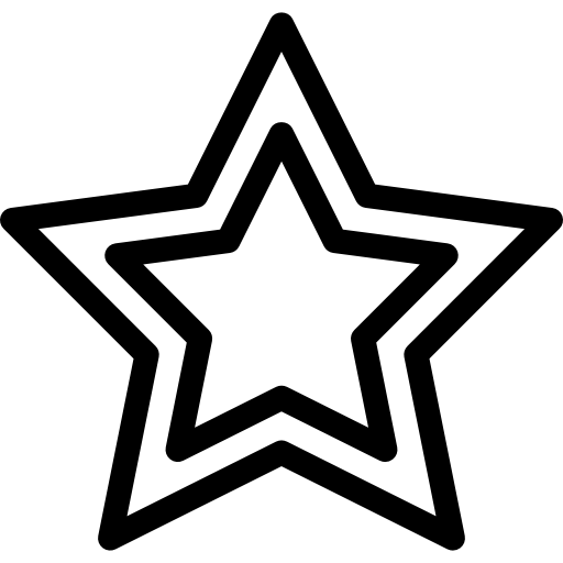star Pixel Perfect Lineal icon