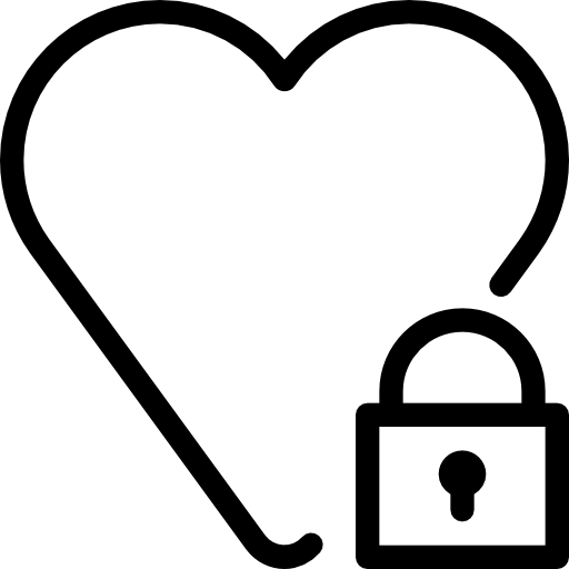 corazón Pixel Perfect Lineal icono
