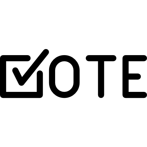 選挙 Pixel Perfect Lineal icon