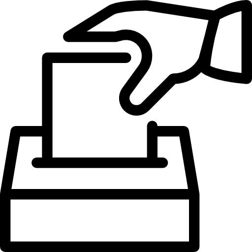 選挙 Pixel Perfect Lineal icon