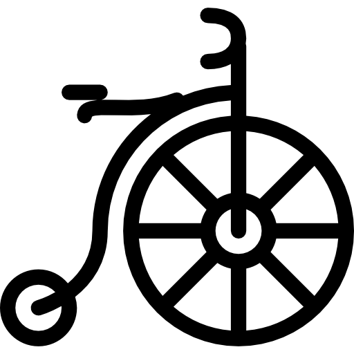 bicicleta Pixel Perfect Lineal icono