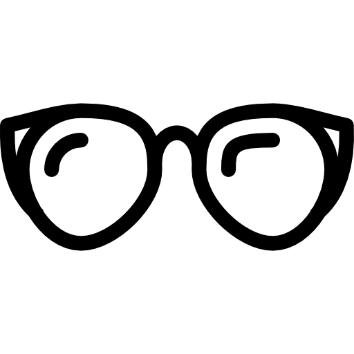 Óculos Pixel Perfect Lineal Ícone