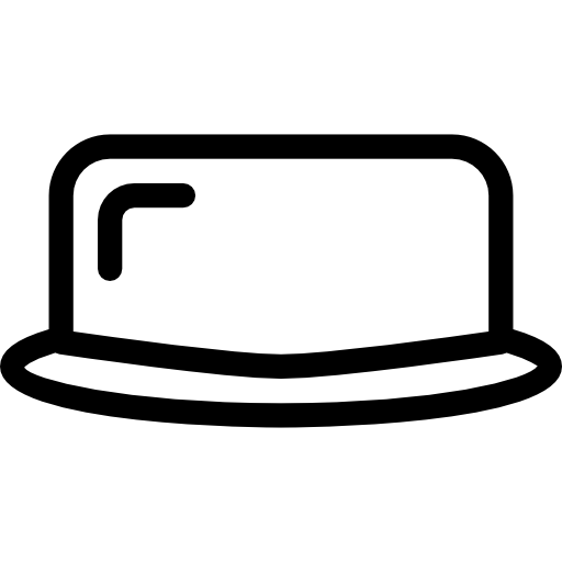 sombrero Pixel Perfect Lineal icono