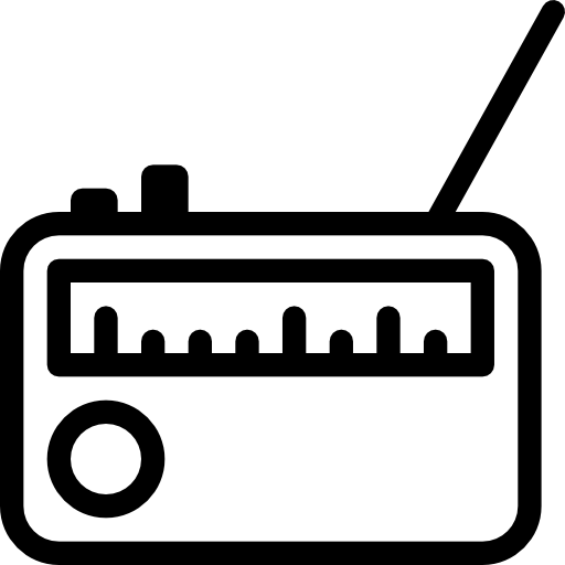 radio Pixel Perfect Lineal icon
