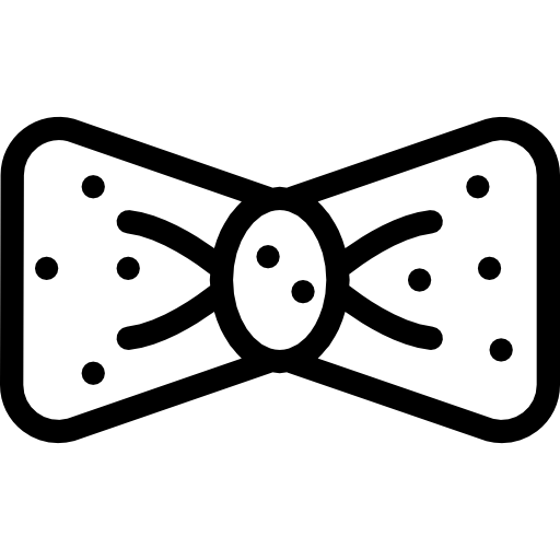 gravata-borboleta Pixel Perfect Lineal Ícone